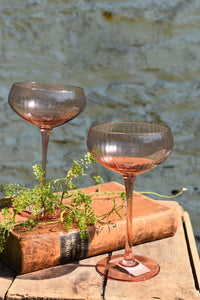 High-Stemmed Coupe Glass, multiple styles