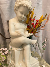 Load image into Gallery viewer, Reading Cherub Statue
