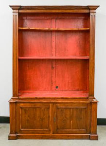 Antique English Yew Hutch