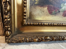 Load image into Gallery viewer, Vintage European Floral &amp; Fruit Still Life Original Art
