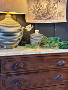 Antique Marble-topped Chest