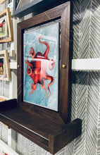 Load image into Gallery viewer, Hand-poured Octopus Art in Handmade Frame
