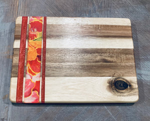 Cutting/Serving Board w/ Hand-poured Inlay, multiple styles