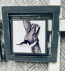 "Birdwatching in the Backyard" Hand-poured Art Series, multiple styles