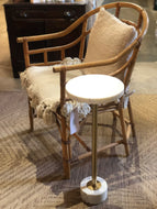 Marble-top Stand/Martini Table