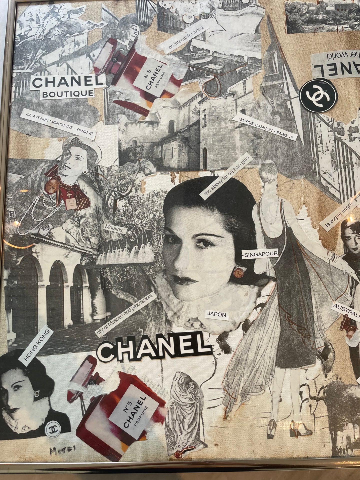 Original Chanel Collage