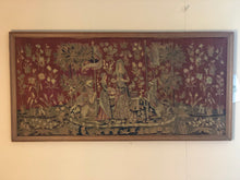 Load image into Gallery viewer, Framed Vintage Needlework Tapestry
