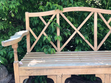 Load image into Gallery viewer, Vintage Gustavian Bench w/ Cushion
