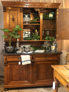 Gothic Revival Fruitwood Cabinet