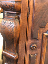 Load image into Gallery viewer, Antique Gothic Revival Walnut Chest w/ Marble Top
