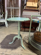 Load image into Gallery viewer, Vintage Mint-Green Table/Stand
