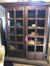 Load image into Gallery viewer, Spanish Mesh &amp; Wood Cabinet

