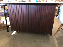 Load image into Gallery viewer, Vintage Marble-top Island on Wheels
