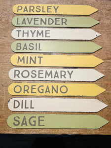 Rustic Herb Markers