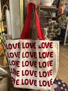 LOVE Canvas Totes