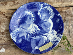 Indigo Art Plate