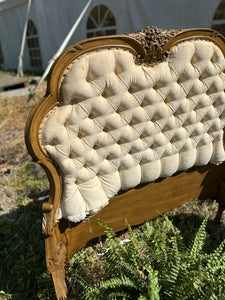 French Provincial Tufted Twin Bed