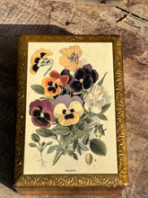 Load image into Gallery viewer, Handmade Florentine Pansy Box
