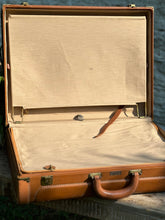 Load image into Gallery viewer, Vintage Leather Suitcase
