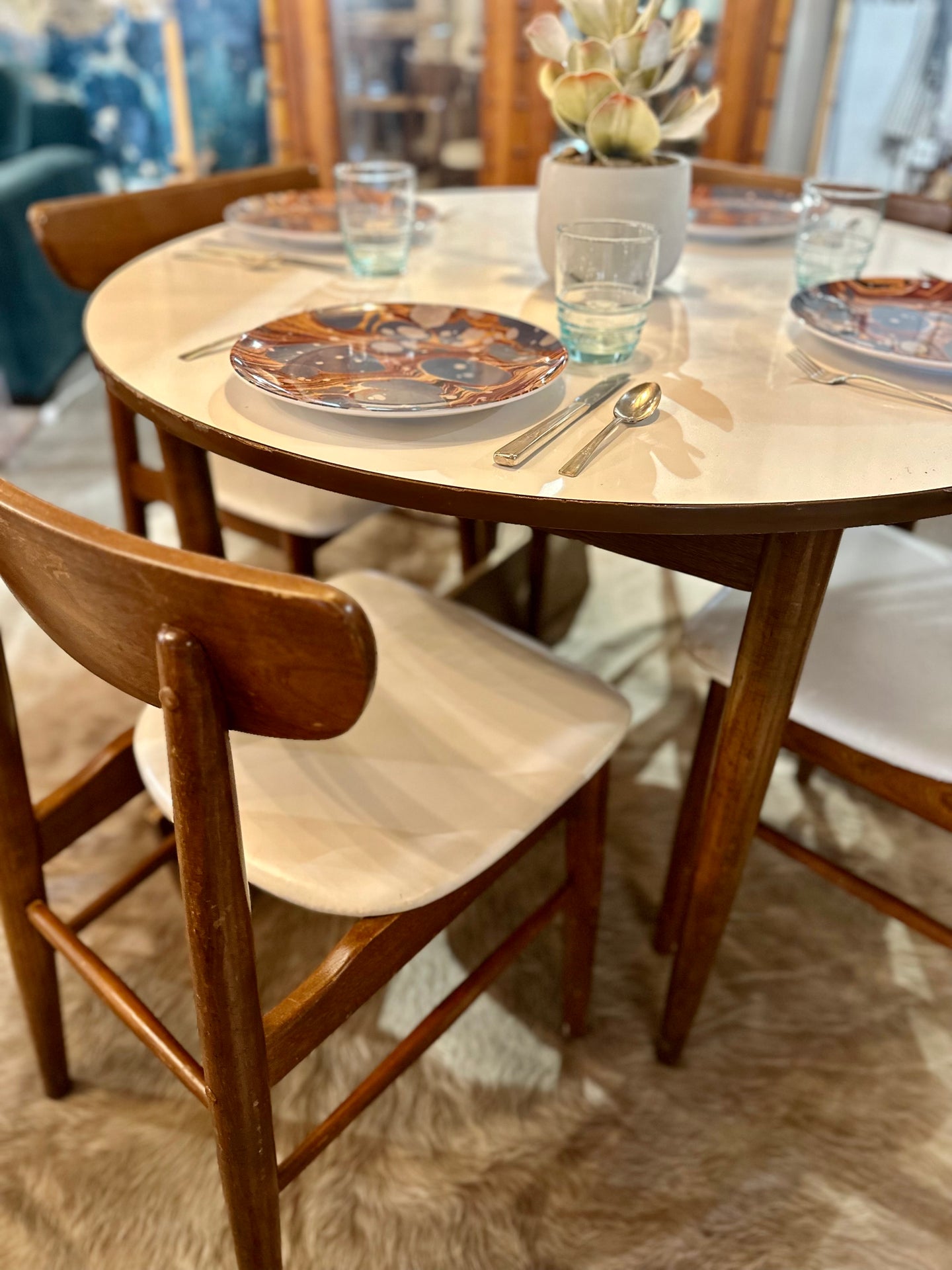 MCM Table & Chairs Set