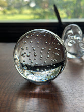 Load image into Gallery viewer, Controlled Bubble Art Glass Paperweight
