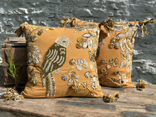 Load image into Gallery viewer, Embroidered Avian Pillow
