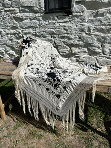 Vintage Fringe Throw/Tablecloth, multiple styles