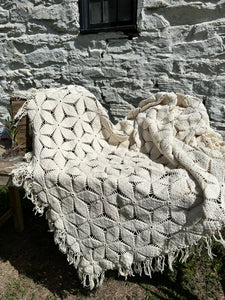 Vintage Fringe Throw/Tablecloth, multiple styles