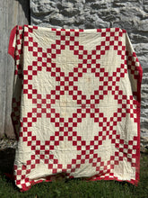 Load image into Gallery viewer, Red &amp; White Checked Quilt
