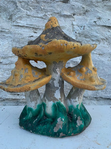 Colorful Concrete Mushroom