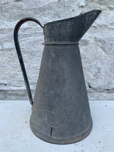 Load image into Gallery viewer, French Vintage Zinc Pitcher
