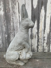 Load image into Gallery viewer, Vintage Concrete Bunny w/ Basket
