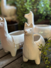 Load image into Gallery viewer, Ceramic Llama Planter/Container
