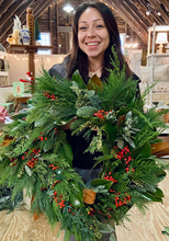 Load image into Gallery viewer, Deluxe Holiday Wreath Workshop
