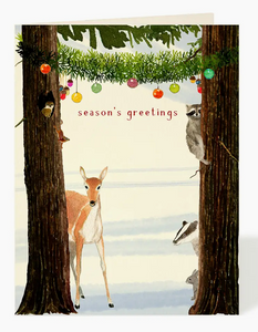 Flora & Fauna Card Holiday Card, multiple styles