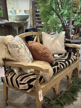 Load image into Gallery viewer, Vintage Gustavian Bench w/ Cushion
