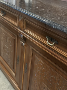 Gothic Revival Fruitwood Cabinet