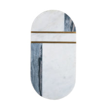 Load image into Gallery viewer, Marble &amp; Brass Charcuterie/Bread Board
