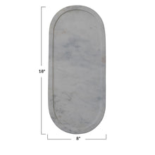 Load image into Gallery viewer, Oval Marble Tray
