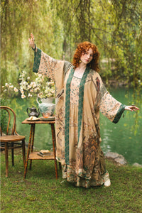 Luxury Art Duster Kimono Robe, multiple styles