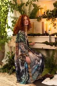 Luxury Art Duster Kimono Robe, multiple styles