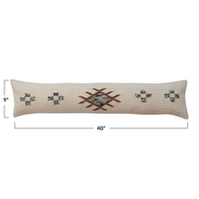 Load image into Gallery viewer, Woven Wool Kilim Lumbar Pillow
