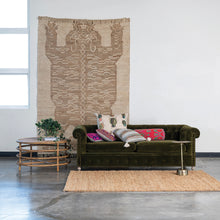 Load image into Gallery viewer, Handwoven Jute &amp; Cotton Tiger Rug
