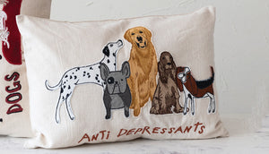 Anti-Depressant Dog Pillow