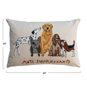 Anti-Depressant Dog Pillow