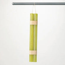 Load image into Gallery viewer, Marbleized Chartreuse Candle Pair, multiple styles
