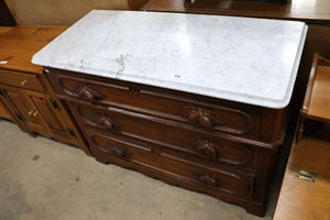 Antique Marble-topped Chest