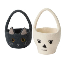 Load image into Gallery viewer, Felt Trick or Treat Basket, multiple styles
