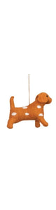 Handmade Felt Dog Ornament, multiple styles