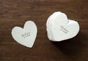 Wee Foiled Handmade Heart, multiple styles